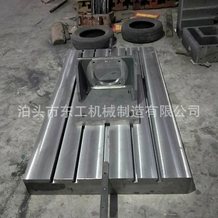 ساخت سفارشی کارخانه، میز کار CNC با ارتفاع و عرض افزایش‌یافته، میز کمکی، میز کار بلند برای مرکز ماشینکاری