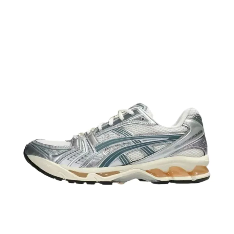 kayano14کفش دویدن ضربه‌گیر زنانه و مردانه ساق کوتاه کفش ورزشی راحتی K14رویه مشکی تنفس‌پذیر و مقاوم در برابر سایش