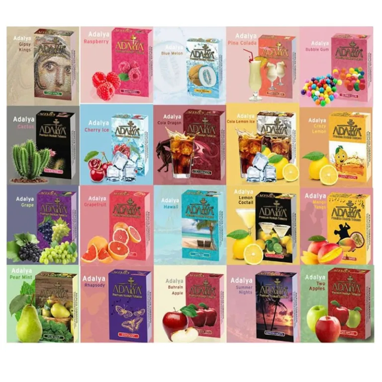 تنباکوی قلیان میوهای وارداتی ترکیه Adaya مخصوص کافیشاپ و بار 50g تنباکو آدایا