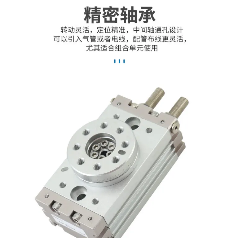 سیلندر پنوماتیک SMC آماده ارسال MSQB10A100A سیلندر دوار با بلبرینگ دقیق قابل تنظیم میز گردان نوسانی