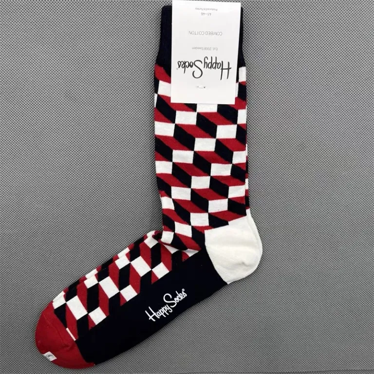جوراب رنگی HappySocks مردانه طرح کارتونی فانتزی اینستاگرامی ساق‌متوسط بیرونی خیابانی