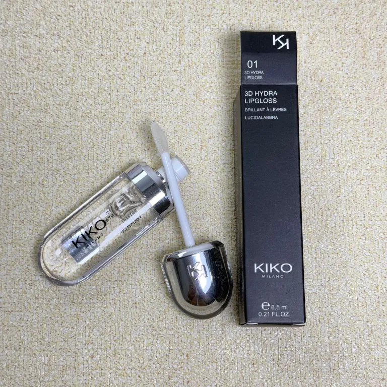 رژ لب مایع آینه‌ای تک‌سر KIO مخصوص صادرات 3D 02 22 12 رژ لب براق شیشه‌ای موجود در رنگ حبوبات 6.5ML