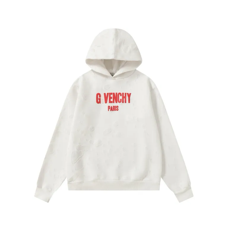 26ssJ هودی نخی گشاد با چاپ حروف باکیفیت، آستین‌بلند، مناسب زنانه و مردانه، راحت و شیک برای استایل روزمره