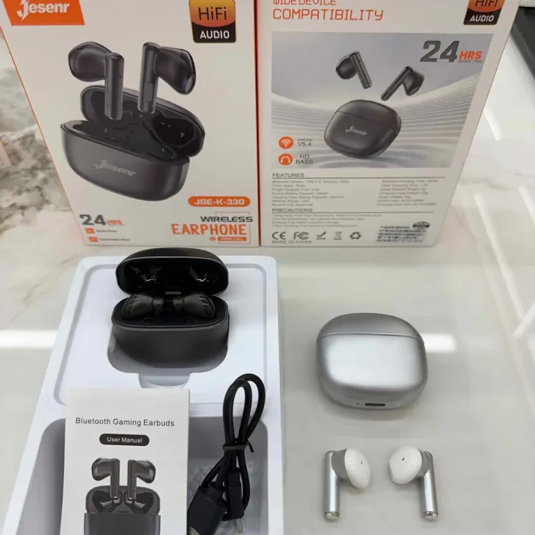 هدفون بلوتوث بی‌سیم JesenrAI با ترجمه هوشمند JSE-K330 مناسب برای اپل، اندروید و TWS هواچیانگ‌بی