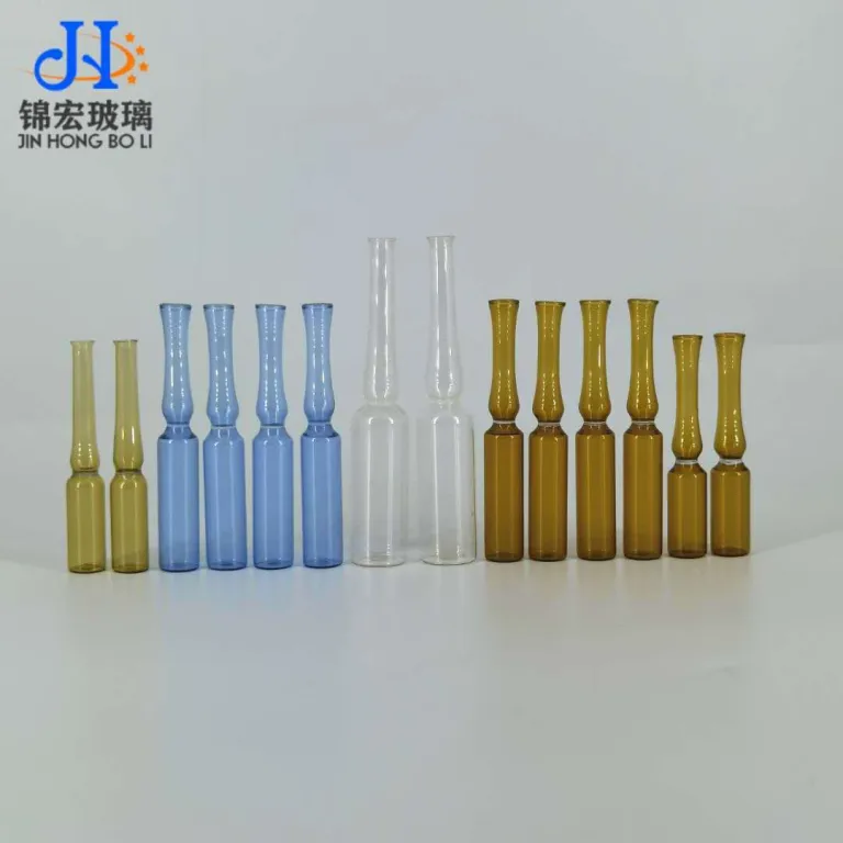 بطری تزریقی، بطری دهانه سوخته 1ml2ml3ml5ml10ml، آمپول، بطری سرم، بطری شیشه‌ای شکستنی قهوه‌ای استاندارد ملی و اروپایی