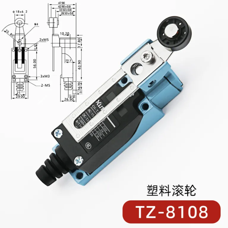 ME-8108 کلید محدودکننده خودبازگشت میکروسوئیچ تماسی محدودکننده TZ-8101 کلید مسیر