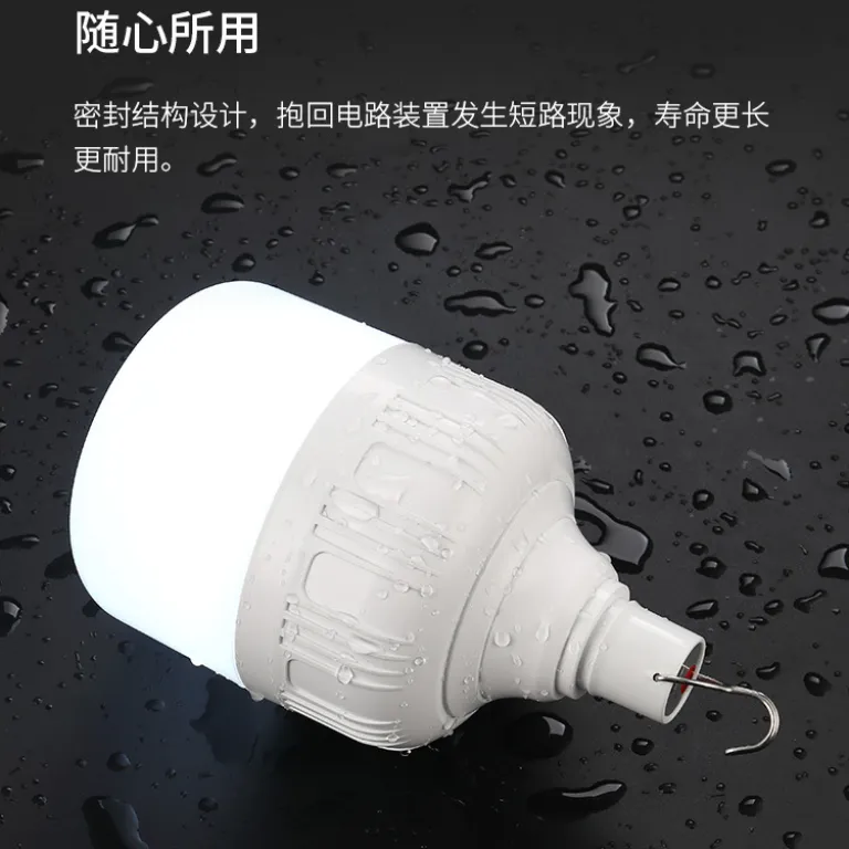لامپ LED شارژی USB یوان‌دنگ مناسب بازار شب، بساط‌داری، مصرف خانگی و مواقع قطع برق