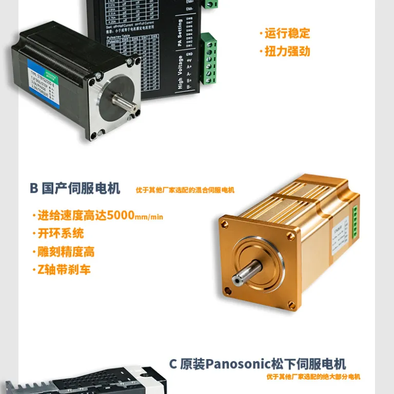 دستگاه حکاکی CNC رومیزی تمام‌اتوماتیک فلزات کوچک 4040 قالب چهار و پنج محوره با دقت بالا و توان بالا