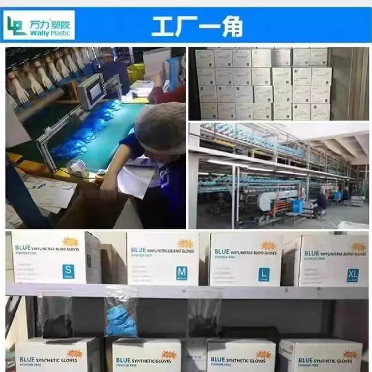 دستکش ضخیم نیتریل لاتکس PVC مخصوص مواد غذایی مناسب شیرینیپزی، زیبایی و تتو یکبارمصرف ضدروغن و ضدآب