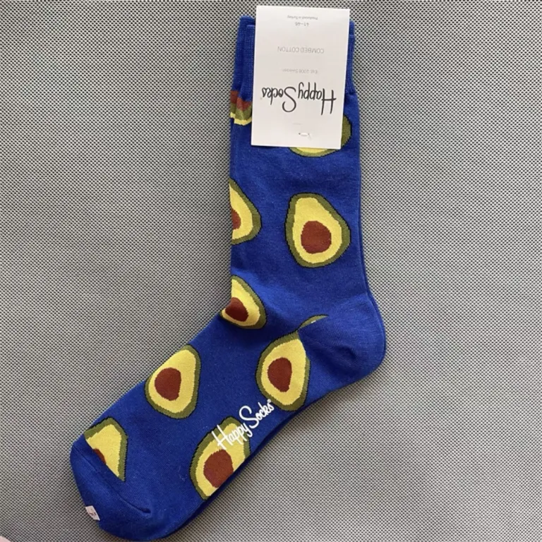 جوراب رنگی HappySocks مردانه طرح کارتونی فانتزی اینستاگرامی ساق‌متوسط بیرونی خیابانی