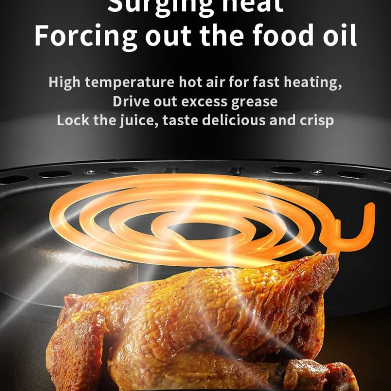 سرخ‌کن بدون روغن 8L چندکاره هوشمند با صفحه لمسی ظرفیت بزرگ airfryer دستگاه فر و سیب‌زمینی سرخ‌کن برقی