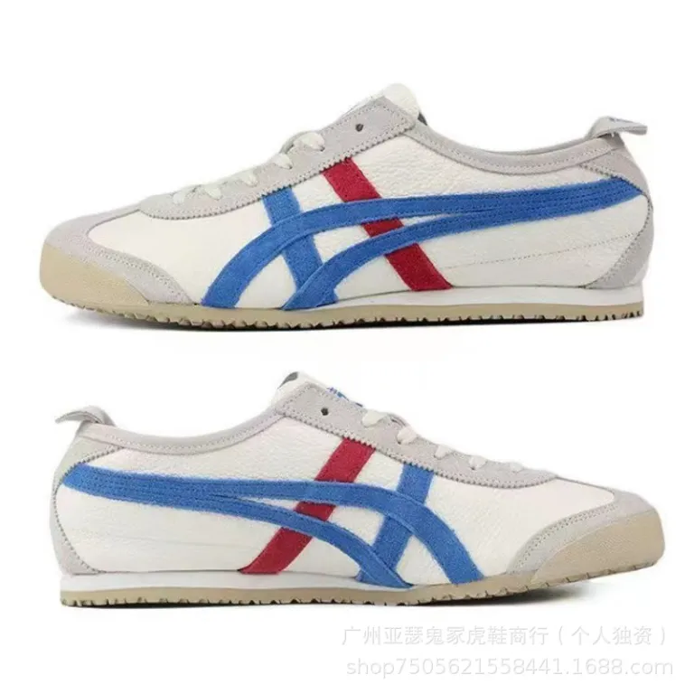 کفش راحتی اسپرت کلاسیک Onitsuka Tiger MEXICO66 مناسب پیادهروی و استفاده روزمره، شیک و همهپسند مدل آگانو