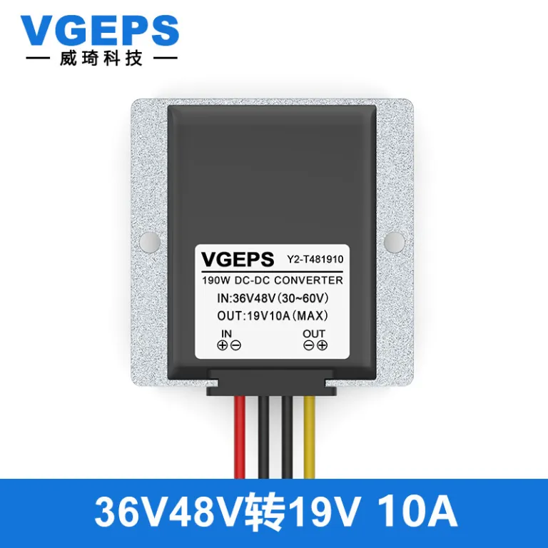 مبدل تثبیتکننده برق 72V60V48V36V24V به 19V 22V به 19V ماژول کاهنده DC خودرو