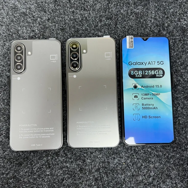 گوشی هوشمند Galaxy A17 5G 8G+256G 6.7 اینچی هوشمند اندرویدی برون‌مرزی 14 عمده