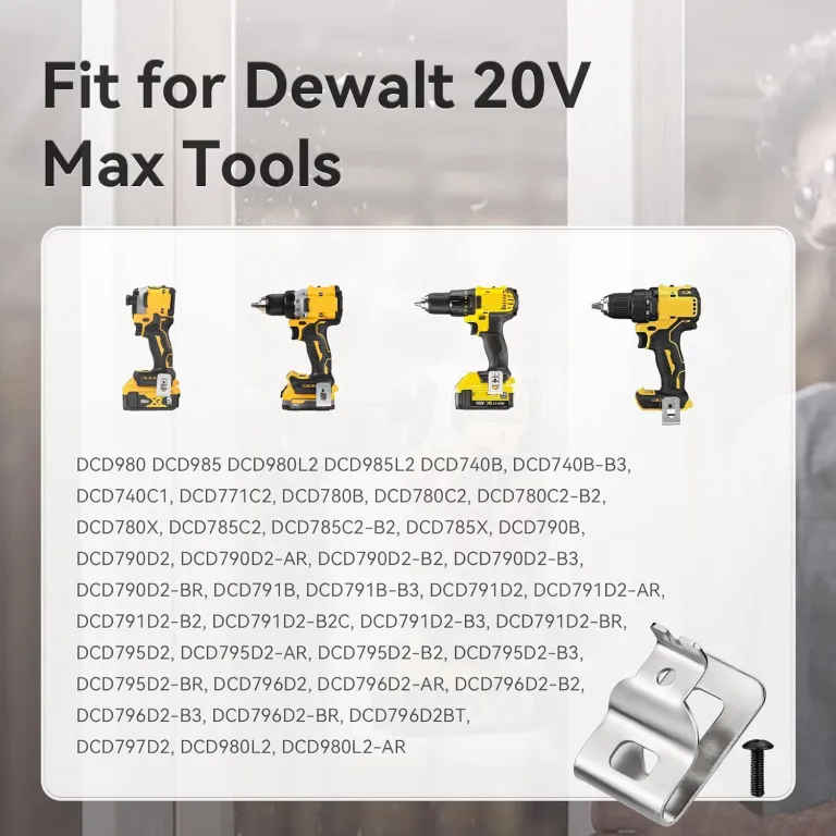 گیره کمربند برای دریل Dewalt N268241، قلاب ابزار برقی