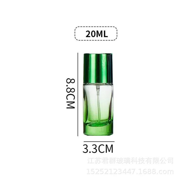 عمده موجودی آماده اسپری قابل حمل 20ml-100ml بطری تقسیم‌کننده عطر بطری عطر بطری اسپری مسافرتی بطری شیشه‌ای