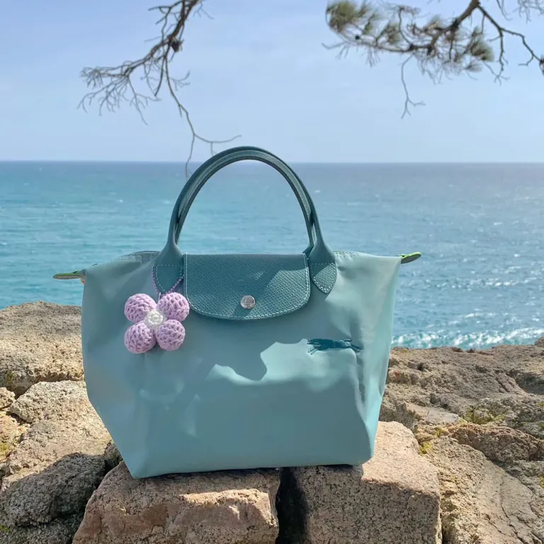 کیف توت Longchamp 70 مدل گلدوزی سالگرد، کیف دوشی، کیف دستی، کیف مامان، مناسب استفاده روزانه با ظرفیت بالا