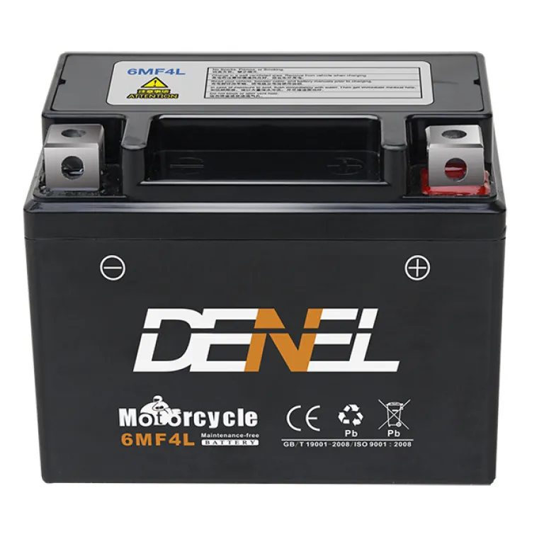 فروش مستقیم کارخانه باتری موتورسیکلت 12v4ah باتری سرب اسیدی بدون نیاز به نگهداری با صفحات سربی 99.99 درصد
