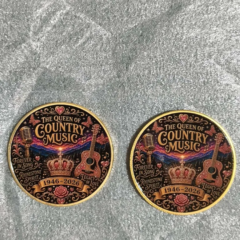 سکه یادبود ابدی دالی پارتن Dolly Parton Commemorative Coin برای فروشگاه مستقل برون‌مرزی