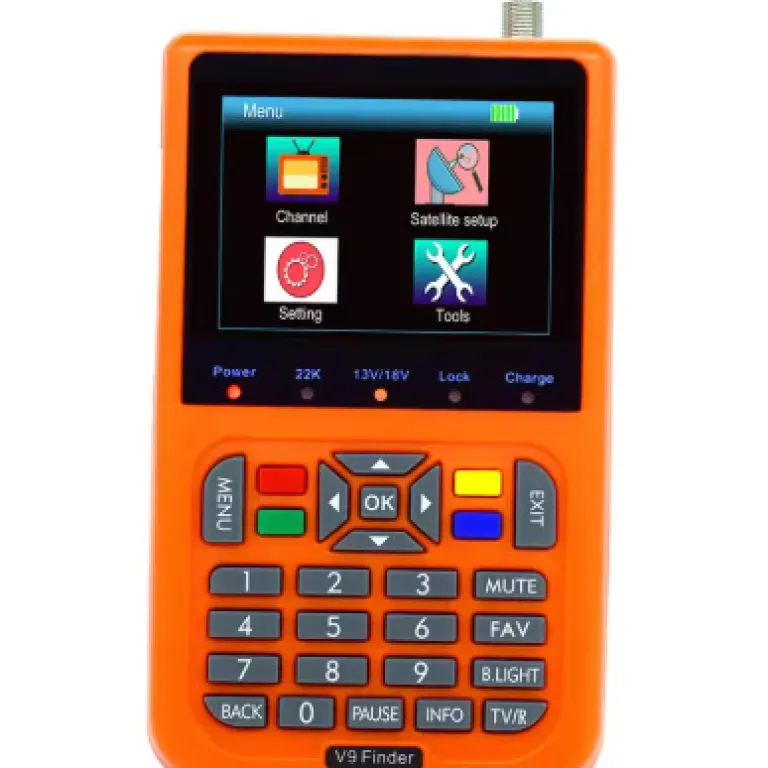 آی‌بریوباکس V9 یابنده دیجیتال ماهواره با نمایشگر LCD DVB-S2 MPEG4 H.265