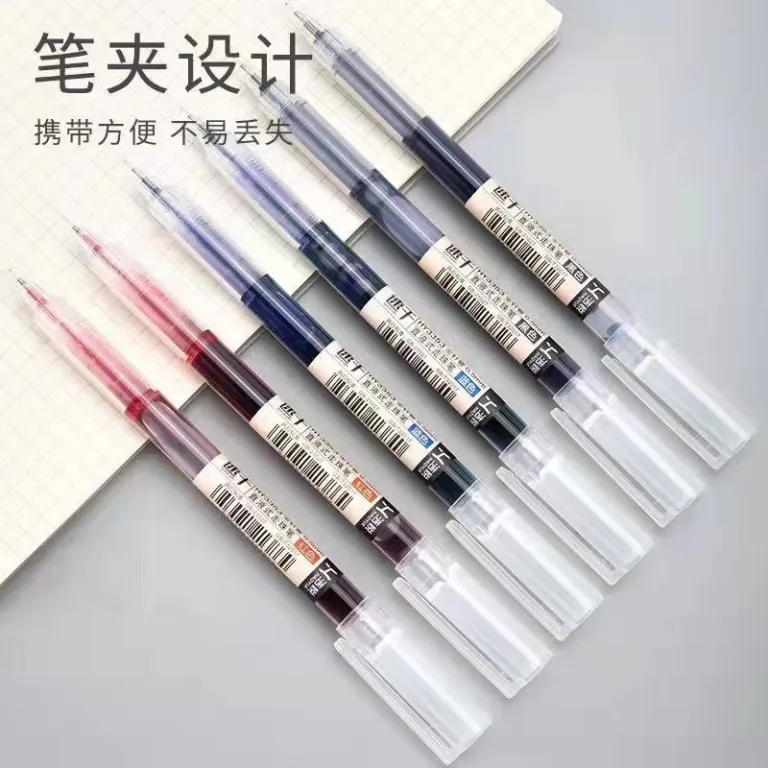 خودکار روان با جوهر خشک‌شونده سریع 0.5mm در رنگ‌های قرمز و مشکی، عمده لوازم اداری