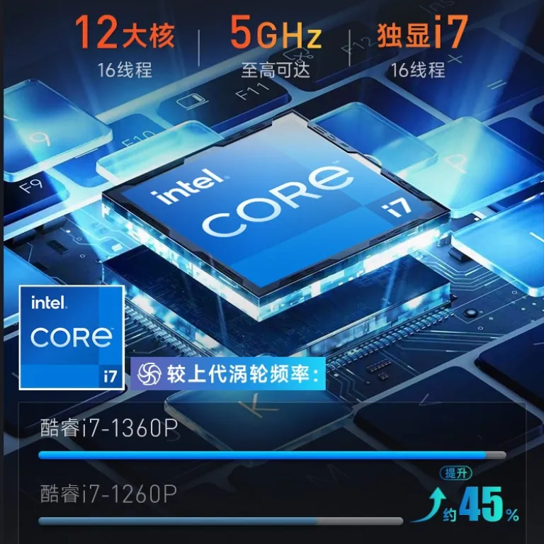 2026 Core 13 نسل 15.6 اینچ لپ‌تاپ باریک با صفحه لمسی HD مخصوص بازی 95 نوت‌بوک جدید