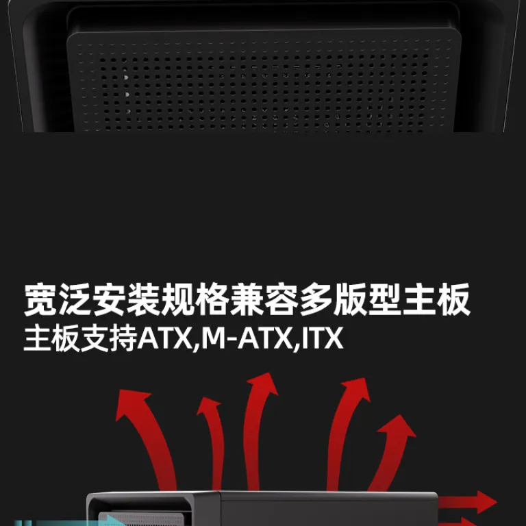 کیس کامپیوتر روباه نه‌دم T10 کیس اسمبل‌شده دسکتاپ ATX شیشه‌ای 240 خنک‌کننده آبی بدنه mATX