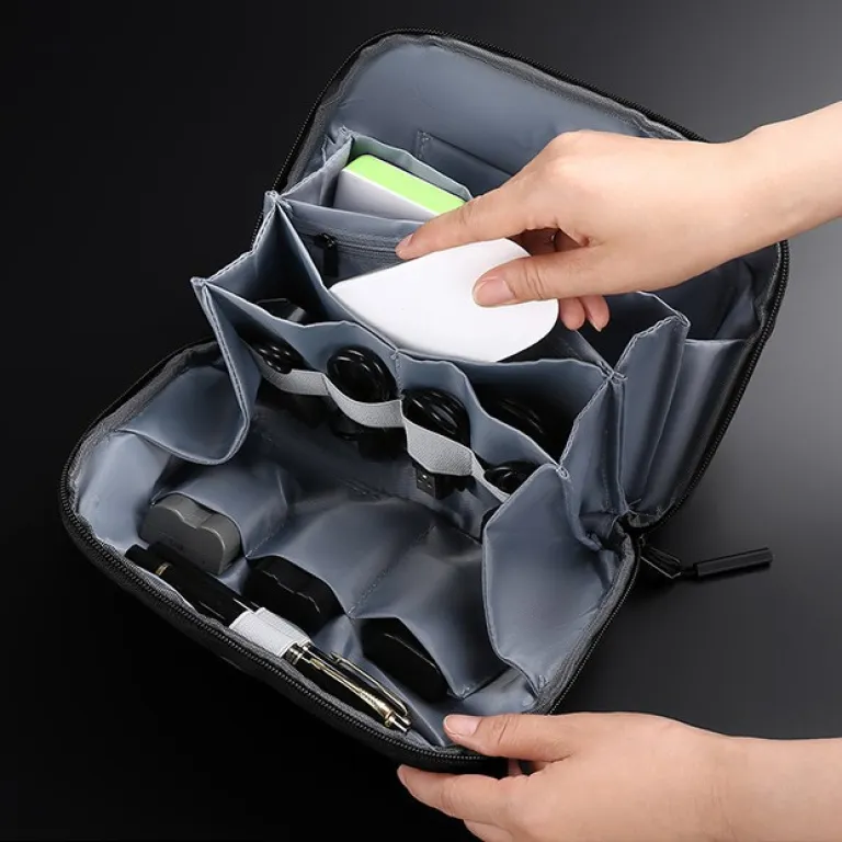 کیف دیجیتال جدید برون‌مرزی کیف آتشفشانی کیف مسافرتی قابل حمل کیف محافظ کابل داده ضدآب