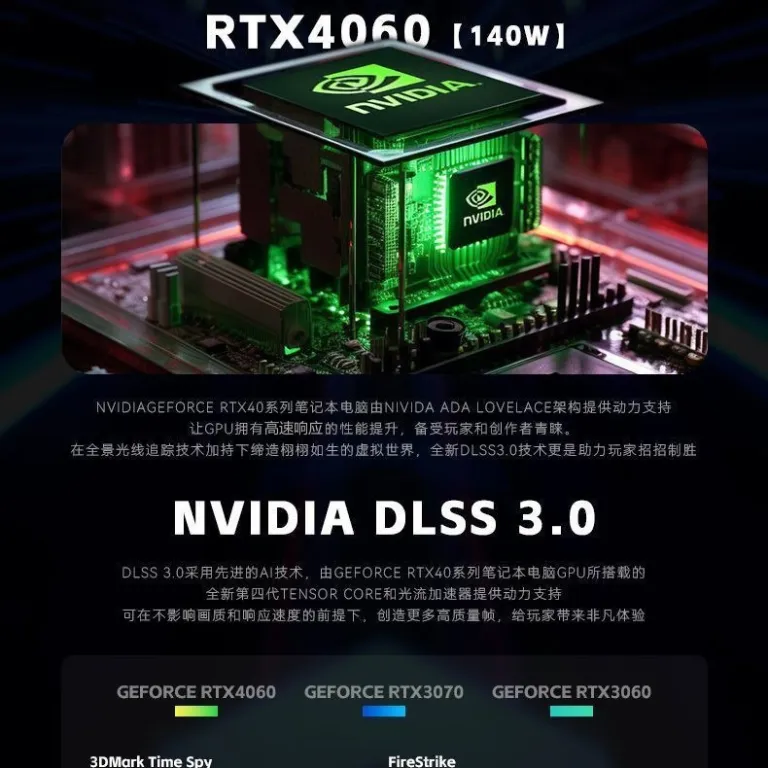لپ‌تاپ 16 اینچی Core i7/i9 برای طراحی و رندرینگ با عملکرد بالا، RTX4060 گرافیک مجزا، لپ‌تاپ 8G عمده