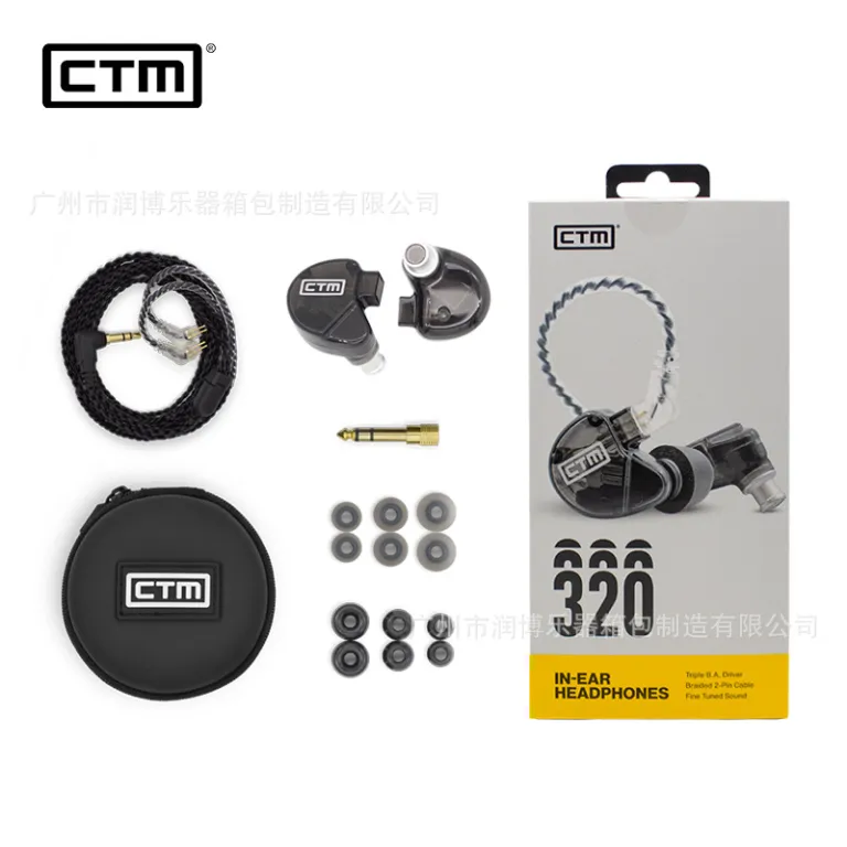 هندزفری داخل گوشی مانیتورینگ صحنه حرفه‌ای CTM (Clear Tune Monitors) با درایور داینامیک و آرمیچر