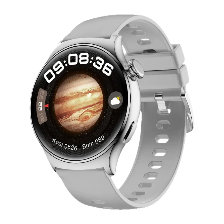 ساعت هوشمند Huaqiangbei Watch4 Pro با صفحه گرد، پشتیبانی از Alipay، NFC، تماس بلوتوثی و چندکاره ورزشی