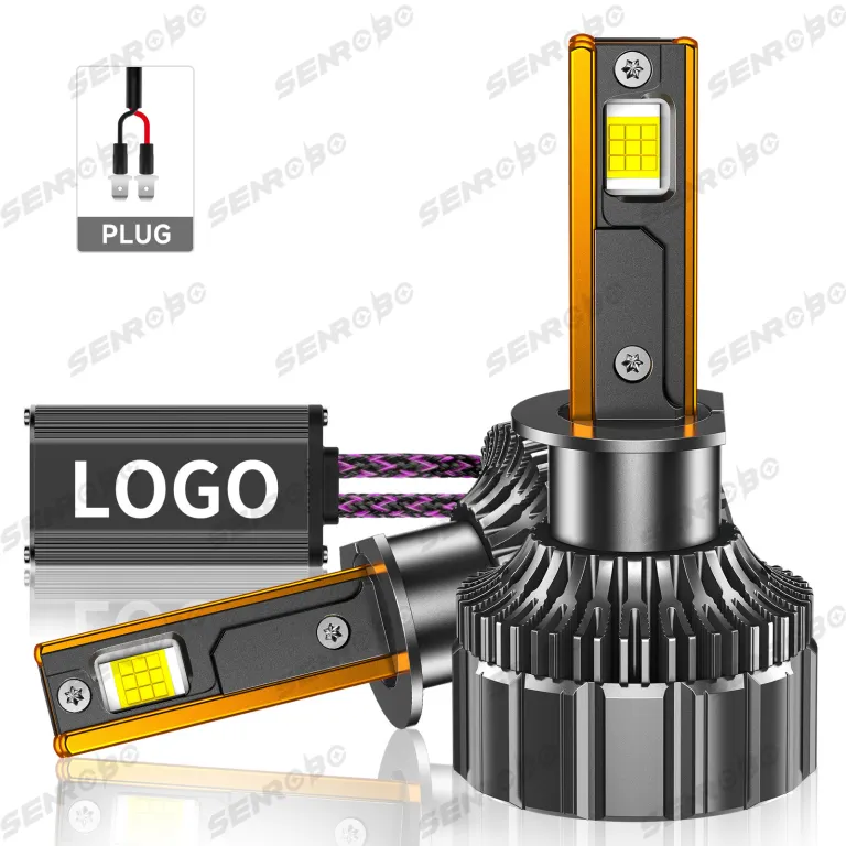 چراغ LED خودرو پرقدرت سه‌لوله مسی K26 190W H1 H4 H7 H11 9005 یکپارچه نور بالا و پایین