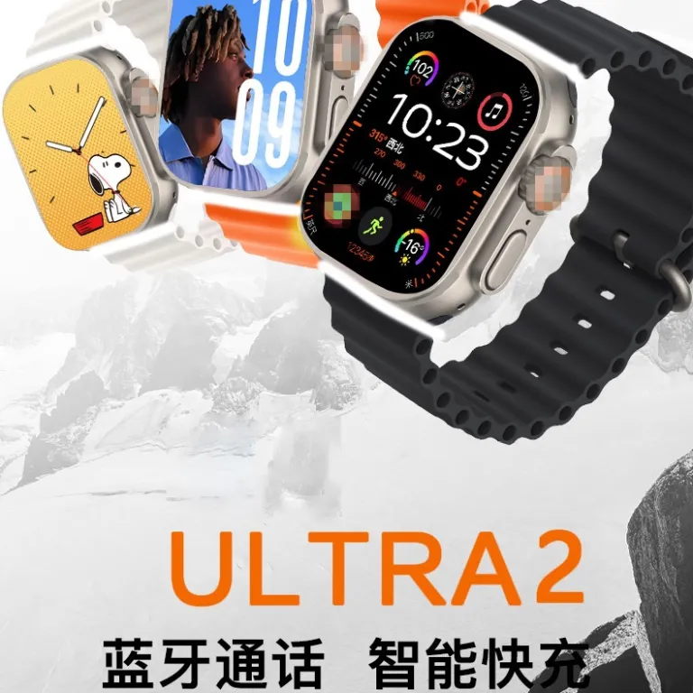 ساعت هوشمند ورزشی پرفروش برون‌مرزی ultra2 با سنجش ضربان قلب، پرداخت، پایش سلامت، ناوبری و بلوتوث
