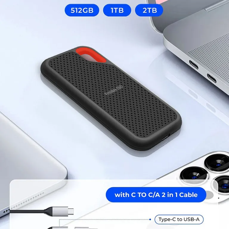 هارد SSD قابل حمل 1TB/4TB فروش مستقیم کارخانه، حافظه خارجی، مناسب برای ارسال بین‌المللی