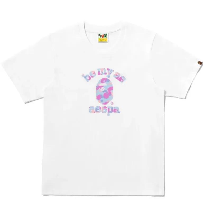تی‌شرت BAPE تابستانی طرح سر میمون استتاری مردانه و زنانه استایل ژاپنی موجودی عمده