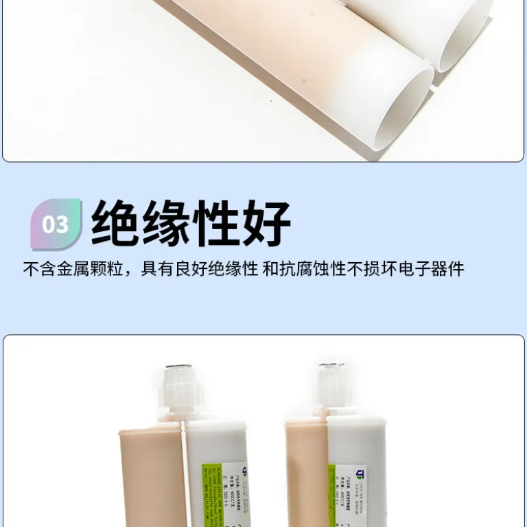 خمیر سیلیکونی دو جزئی رسانای حرارتی مقاوم در برابر حرارت بالا عایق الکتریکی برای خنک‌سازی CPU لپ‌تاپ و حافظه گرافیکی