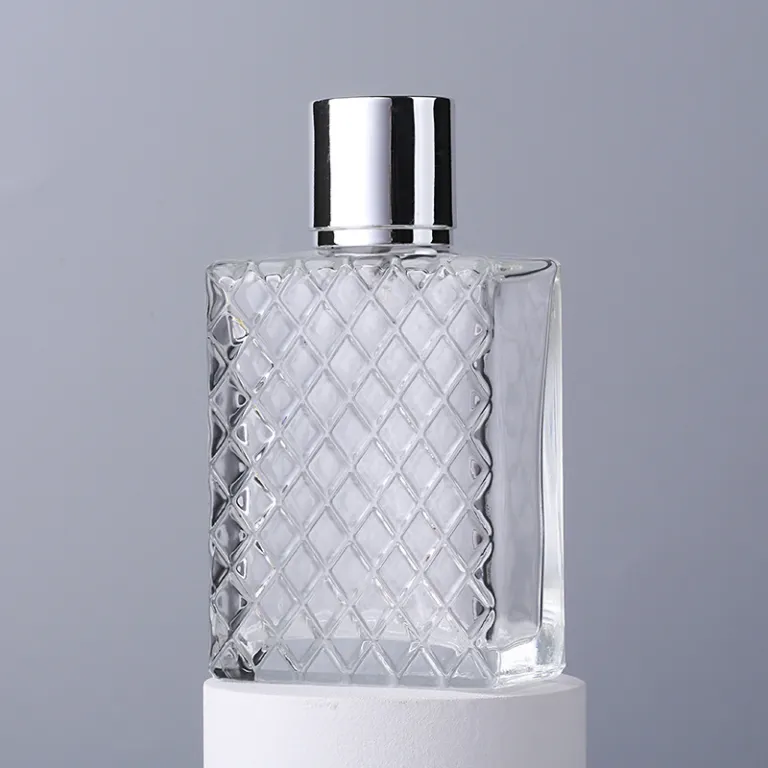 بطری عطر شیشه‌ای خالی با ظرفیت 100 میلی‌لیتر، اسپری قابل حمل برای پر کردن عطر و لوازم آرایشی