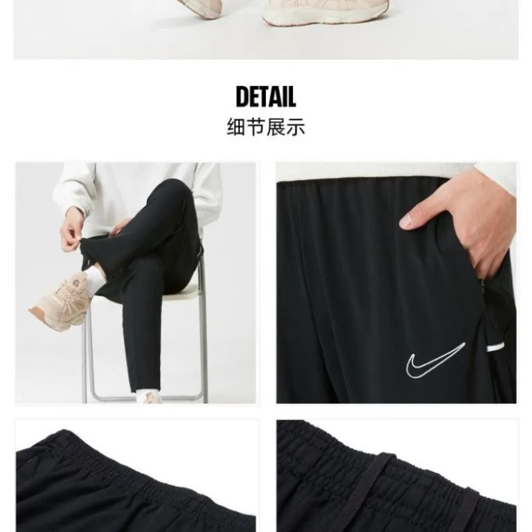 Nike ست ورزشی مردانه بهاره و پاییزه یقه‌ایستاده، کاپشن و شلوار بلند راحت و شیک