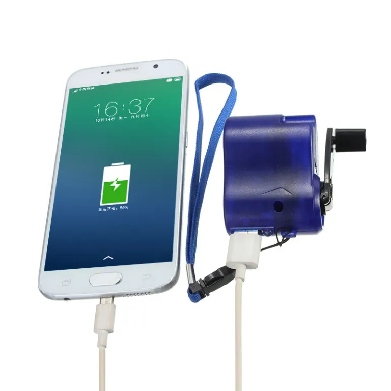 شارژر هندلی اضطراری فضای باز چی‌جیافا، شارژر هندلی با درگاه USB قابل حمل