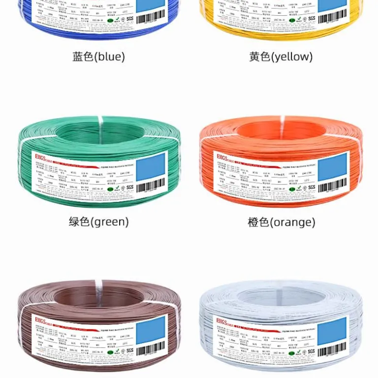 سیم برق 105 درجه، سیم الکترونیکی استاندارد 1015، سیم آمریکایی 16awg12 10 8 6 4 شماره PVC مقاوم در برابر حرارت