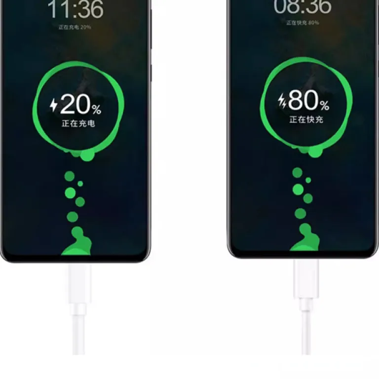 6A کابل دیتا USB شارژ سریع مناسب گوشی‌های هواوی و آنر اندروید، کابل شارژ تک‌سر با کانکتور اصلی ذوزنقه‌ای