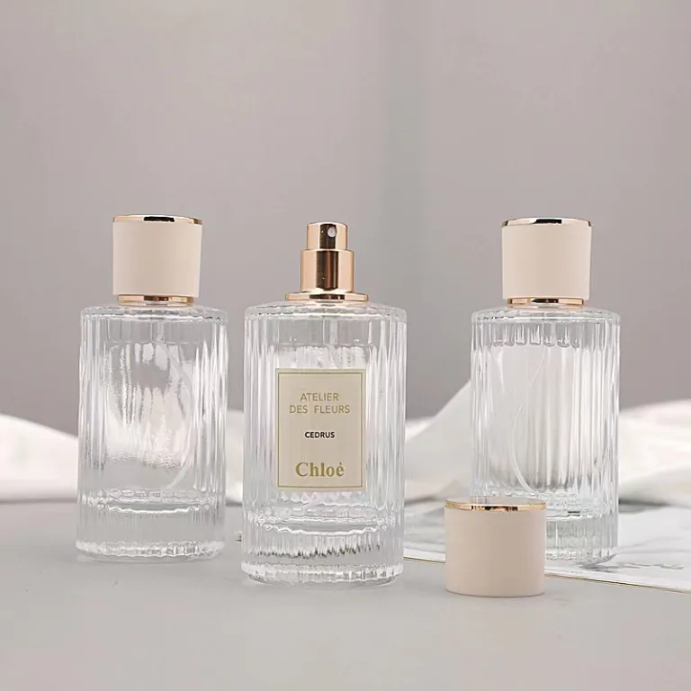 F080-30ML50ML100ML بطری خالی عطر مسافرتی قابل حمل شیشه‌ای اسپری، فروش مستقیم کارخانه