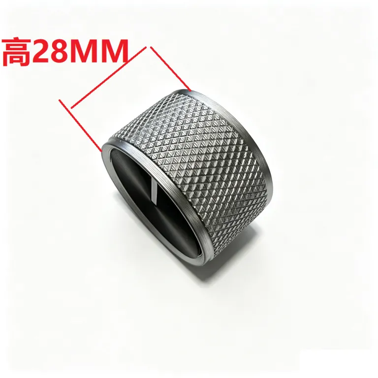 دسته فلزی طرح بافت آلیاژ روی-آلومینیوم سوراخ 6mm دسته لوکس اجاق گاز قطعات یدکی شیر کنترل