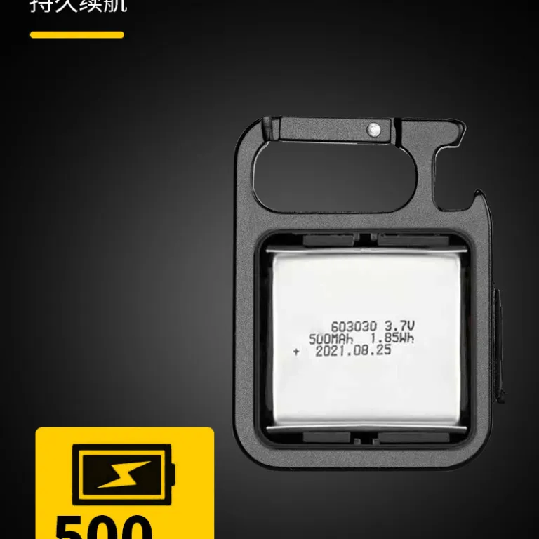 چراغ قوه جاکلیدی COB قابل حمل با شارژ USB، مناسب روشنایی اضطراری در فضای باز