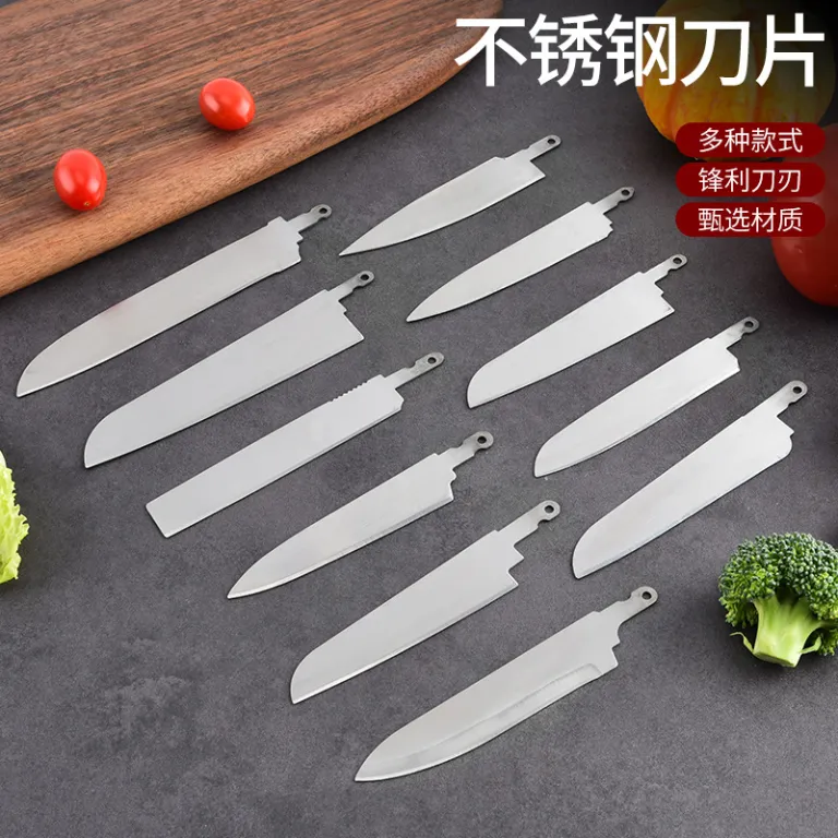 تیغه استیل ضدزنگ چندمنظوره انواع مدل‌ها عمده کارخانه‌ای لوازم یدکی چاقو آشپزخانه