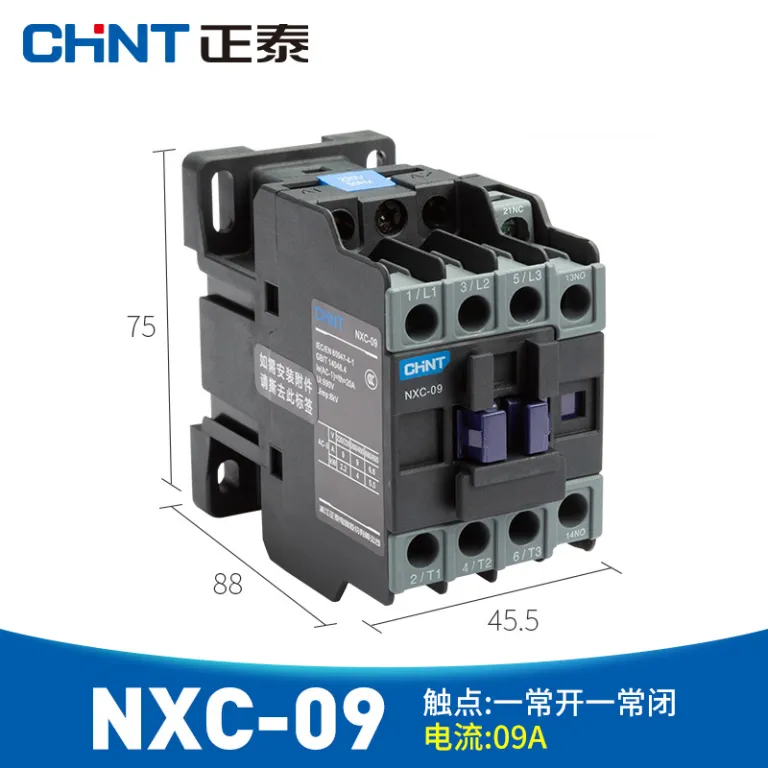 کنتاکتور AC چینت 220V سه‌فاز CJX2-12/1810/25/32/40/65/95NXC380V24V