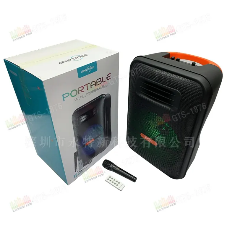 بلندگوی بلوتوثی بی‌سیم قابل حمل KTS سری GTS GTS-1876 اینچ 12