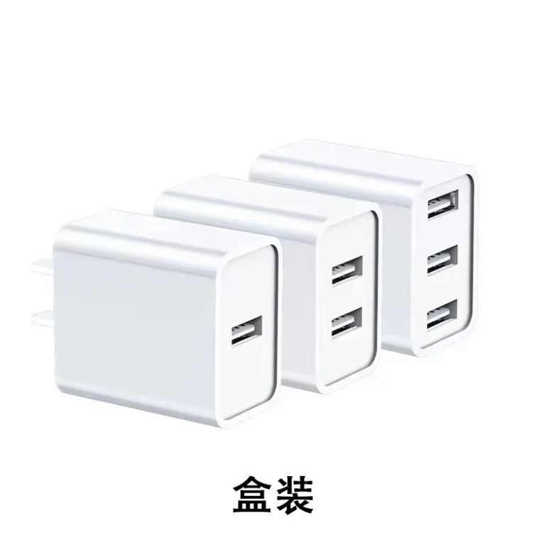 5V2A شارژر 3C دارای گواهینامه، شارژر سریع USB چند پورت دوگانه برای موبایل، آداپتور برق چند خروجی