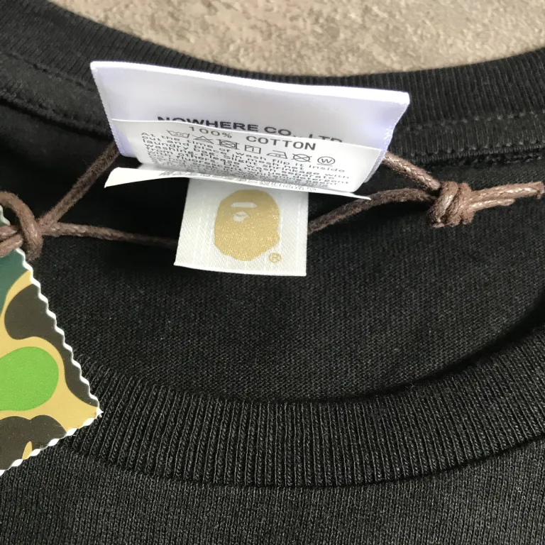 تی‌شرت BAPE تابستانی طرح سر میمون استتاری مردانه و زنانه استایل ژاپنی موجودی عمده