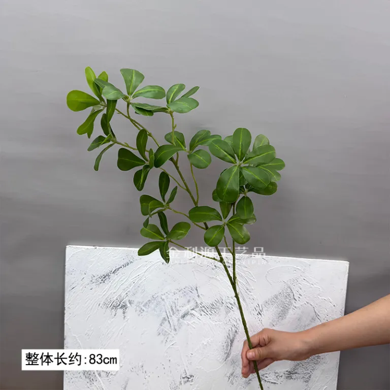 برگ افرا روکش‌دار، برگ پنبه روکش‌دار، برگ سه‌بعدی شفلرا برای ساخت درخت مصنوعی و منظره‌سازی